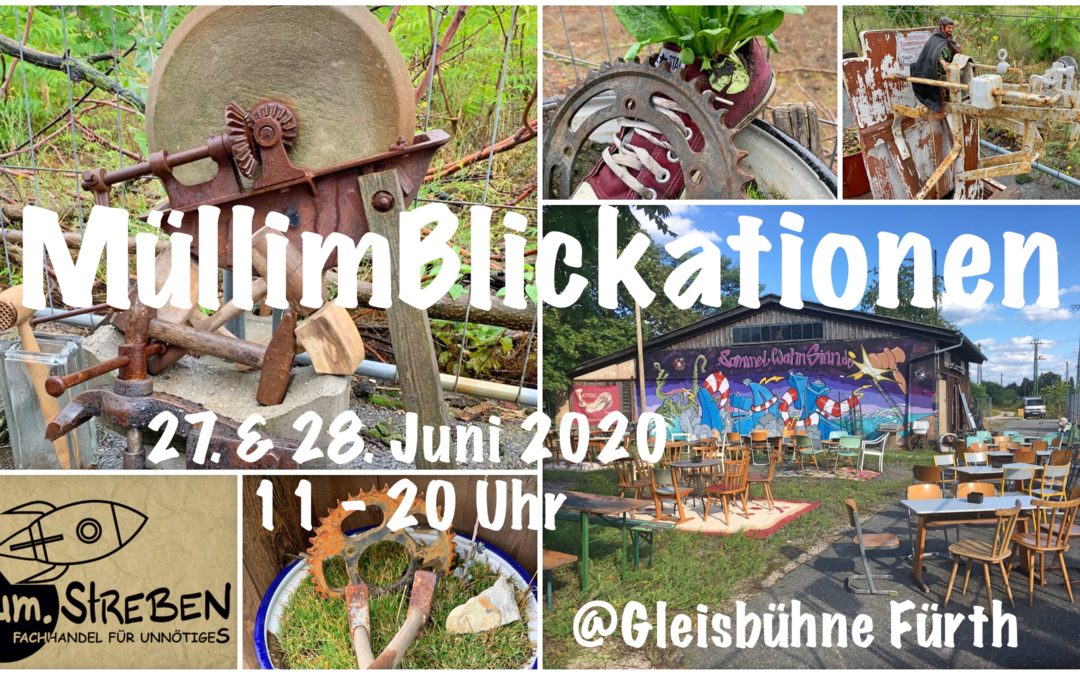 MüllimBlickationen Ausstellung am 27. und 28.06.2020 an der Gleisbühne Fürth