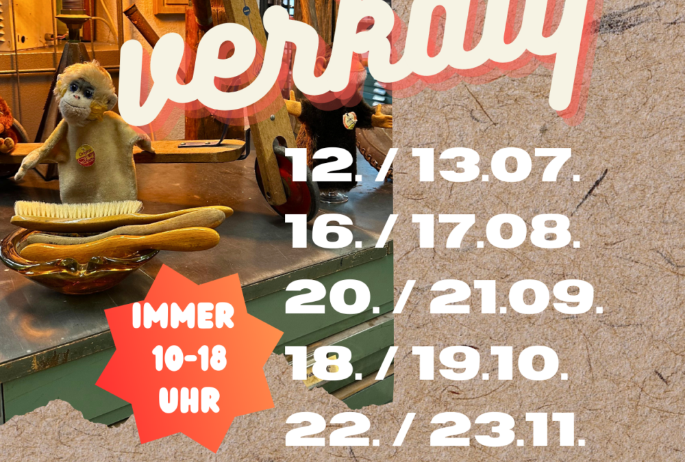 Lagerverkauf – es geht weiter!