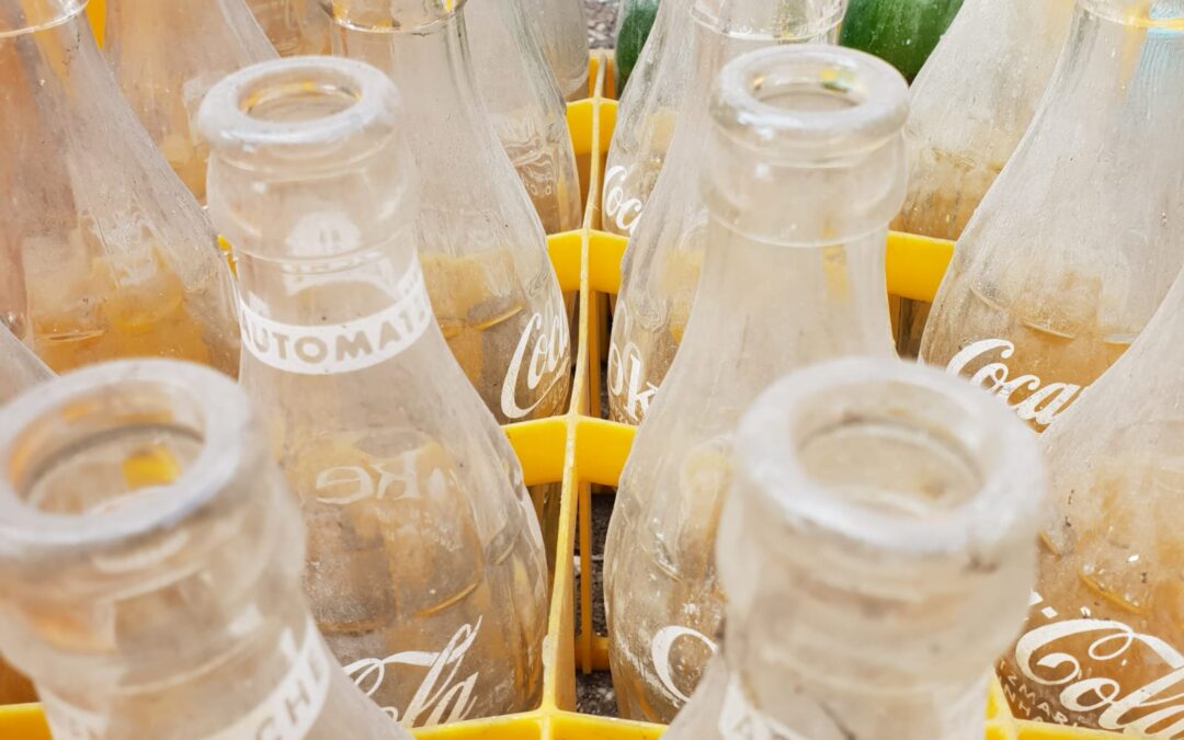 Colaflaschen aus den 60er Jahren