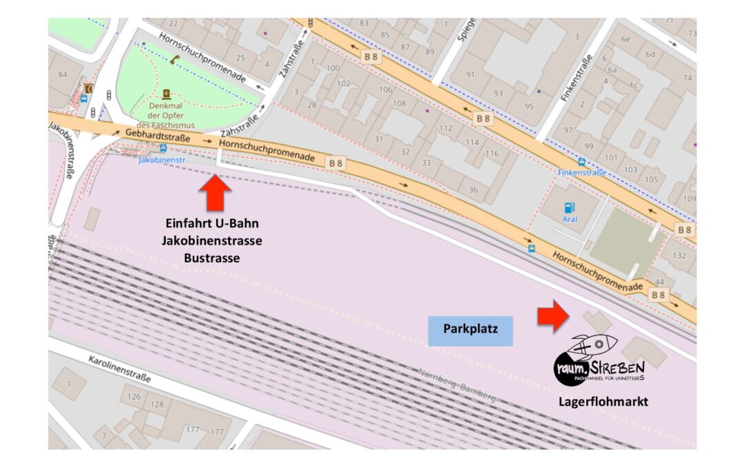 Anfahrtsskizze Lager