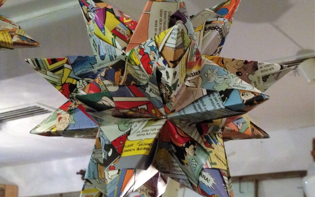 Bascettasterne aus alten Comics